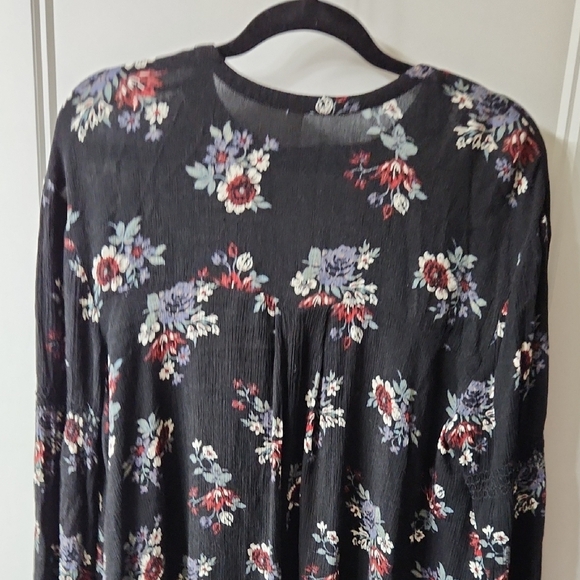 Free People LS Floral Dress - M - Picture 6 of 8